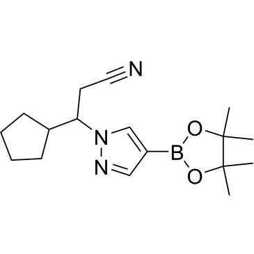 3-Cyclopentyl-3-[4-(4,4,5,5-tetramethyl-1,3,2-dioxaborolan-2-yl)-1H-pyrazol-1-yl]propanenitrile|CS-0005704