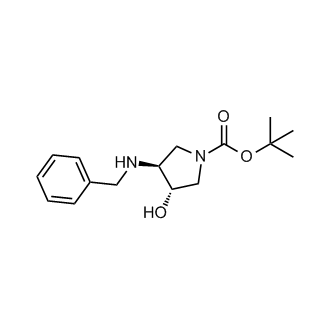 tert-Butyl (3S,4S)-3-(benzylamino)-4-hydroxypyrrolidine-1-carboxylate