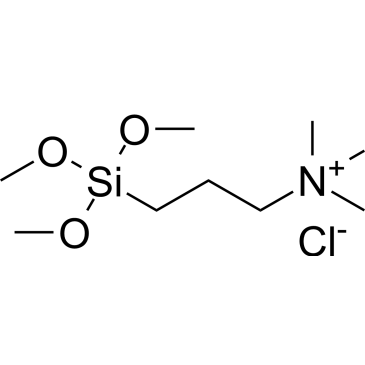 Trimethyl[3-(trimethoxysilyl)propyl]ammonium (chloride) 50% in methanol|CS-0006213