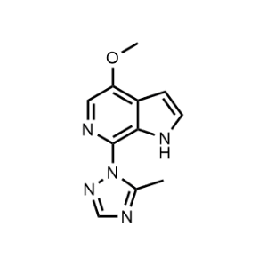 1H-Pyrrolo[2,3-c]pyridine, 4-methoxy-7-(5-methyl-1H-1,2,4-triazol-1-yl)-|CS-0006831