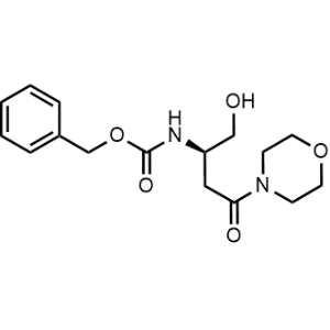 Carbamic acid, N-[(1R)-1-(hydroxymethyl)-3-(4-morpholinyl)-3-oxopropyl]-, phenylmethyl ester|CS-0006925