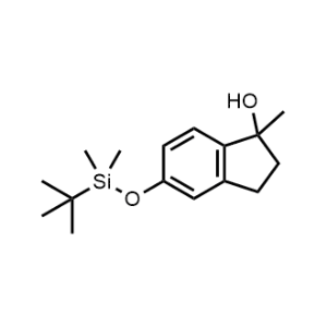 1H-Inden-1-ol, 5-[[(1,1-dimethylethyl)dimethylsilyl]oxy]-2,3-dihydro-1-methyl-|CS-0008029