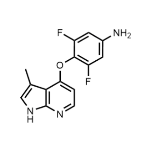 Benzenamine, 3,5-difluoro-4-[(3-methyl-1H-pyrrolo[2,3-b]pyridin-4-yl)oxy]-|CS-0008220