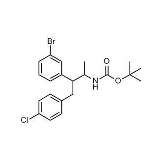 2-[(tert-Butoxycarbonyl)amino]-3-(3-bromophenyl)-4-(4-chlorophenyl)butane