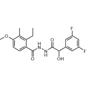 N'-(2-(3,5-Difluorophenyl)-2-hydroxyacetyl)-2-ethyl-4-methoxy-3-methylbenzohydrazide|CS-0008483