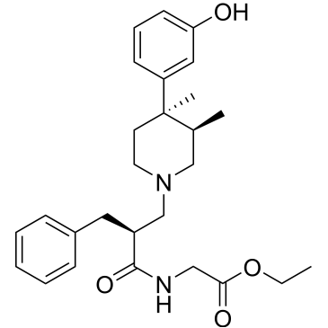 N-[(2S)-2-[[(3R,4R)-4-(3-Hydroxyphenyl)-3,4-dimethyl-1-piperidinyl]methyl]-1-oxo-3-phenylpropyl]glycine ethyl ester|CS-0008500