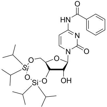 N-(1-((6aR,8R,9R,9aS)-9-Hydroxy-2,2,4,4-tetraisopropyltetrahydro-6H-furo[3,2-f][1,3,5,2,4]trioxadisilocin-8-yl)-2-oxo-1,2-dihydropyrimidin-4-yl)benzamide|CS-0008586