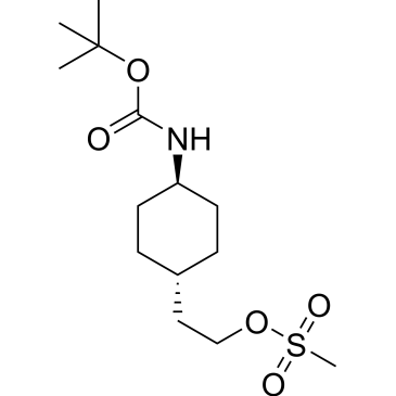 trans-2-[4-[(N-tert-Butoxycarbonyl)amino]cyclohexyl]ethyl methanesulfonate|CS-0008600