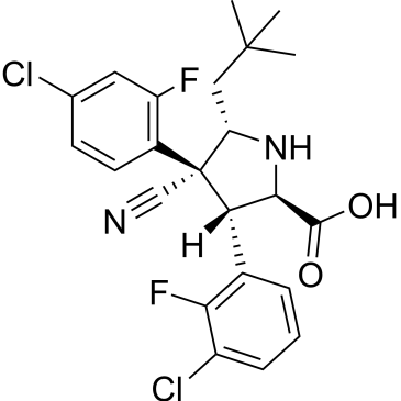 (3S,4R,5S)-rel-3-(3-Chloro-2-fluorophenyl)-4-(4-chloro-2-fluorophenyl)-4-cyano-5-neopentylpyrrolidine-2-carboxylic acid|CS-0009227