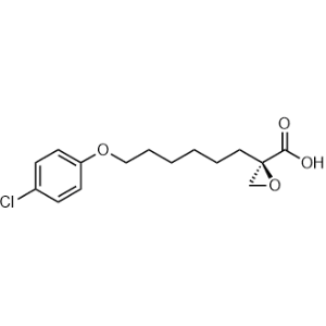 Oxiranecarboxylic acid, 2-[6-(4-chlorophenoxy)hexyl]-, (R)-|CS-0009574
