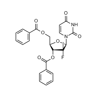 ((2R,3R,4R,5R)-3-(benzoyloxy)-5-(2,4-dioxo-3,4-dihydropyrimidin-1(2H)-yl)-4-fluoro-4-methyltetrahydrofuran-2-yl)methyl benzoate