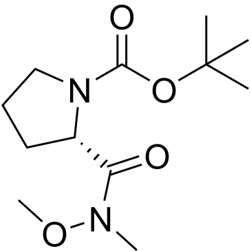 (S)-2-(N-Methoxy-N-methylcarbamoyl)pyrrolidine-1-carboxylic acid tert-butyl ester|CS-0009833