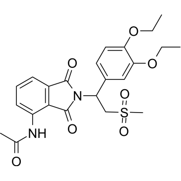 N-(2-(1-(3,4-Diethoxyphenyl)-2-(methylsulfonyl)ethyl)-1,3-dioxoisoindolin-4-yl)acetamide|CS-0010081