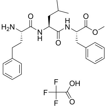 (S)-Methyl 2-((S)-2-((S)-2-amino-4-phenylbutanamido)-4-methylpentanamido)-3-phenylpropanoate 2,2,2-trifluoroacetate|CS-0010197