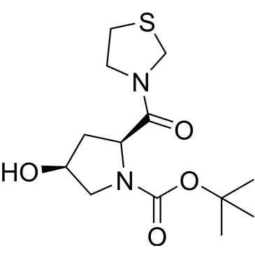 tert-Butyl (2S,4S)-4-hydroxy-2-(thiazolidine-3-carbonyl)pyrrolidine-1-carboxylate|CS-0010317