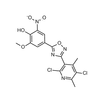 4-[3-(2,5-Dichloro-4,6-dimethyl-3-pyridinyl)-1,2,4-oxadiazol-5-yl]-2-methoxy-6-nitrophenol|CS-0010505