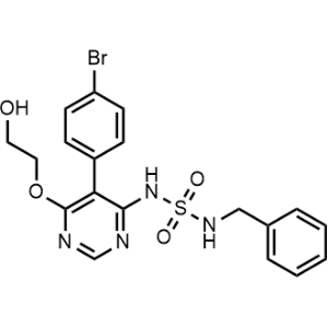 N-[5-(4-Bromophenyl)-6-(2-hydroxyethoxy)-4-pyrimidinyl]-N'-(phenylmethyl)sulfamide|CS-0010547