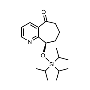 5H-Cyclohepta[b]pyridin-5-one, 6,7,8,9-tetrahydro-9-[[tris(1-methylethyl)silyl]oxy]-, (9R)-|CS-0010817