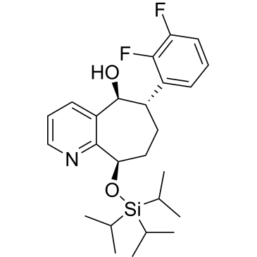 (5S,6S,9R)-6-(2,3-Difluorophenyl)-6,7,8,9-tetrahydro-9-[[tris(1-methylethyl)silyl]oxy]-5H-cyclohepta[b]pyridin-5-ol|CS-0010821