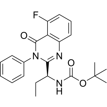 (S)-tert-butyl (1-(5-fluoro-4-oxo-3-phenyl-3,4-dihydroquinazolin-2-yl)propyl)carbamate|CS-0010894