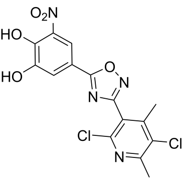 5-(3-(2,5-Dichloro-4,6-dimethylpyridin-3-yl)-1,2,4-oxadiazol-5-yl)-3-nitrobenzene-1,2-diol|CS-0010990