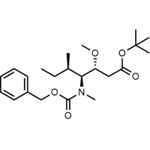 Tert-butyl (3R,4S,5R)-4-(((benzyloxy)carbonyl)(methyl)amino)-3-methoxy-5-methylheptanoate|CS-0011141