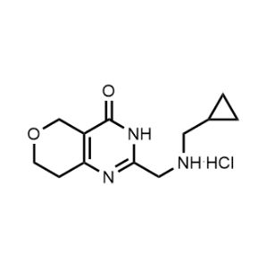 2-[[(Cyclopropylmethyl)amino]methyl]-4,5,7,8-tetrahydropyrano[4,3-d]pyrimidin-4-one hydrochloride|CS-0011191
