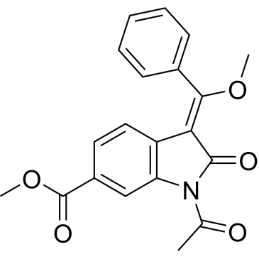 1H-Indole-6-carboxylic acid, 1-acetyl-2,3-dihydro-3-(methoxyphenylmethylene)-2-oxo-, methyl ester, (3Z)-|CS-0011455