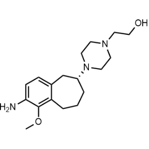 4-[(6R)-2-Amino-6,7,8,9-tetrahydro-1-methoxy-5H-benzocyclohepten-6-yl]-1-piperazineethanol|CS-0011459