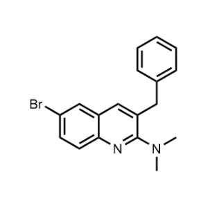 3-Benzyl-6-bromo-N,N-dimethylquinolin-2-amine|CS-0011468