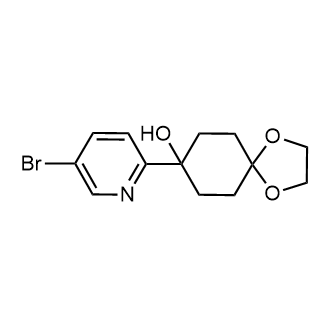 8-(5-Bromopyridin-2-yl)-1,4-dioxaspiro[4.5]decan-8-ol|CS-0012462