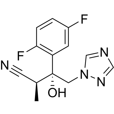 rel-(2R,3S)-3-(2,5-Difluorophenyl)-3-hydroxy-2-methyl-4-(1H-1,2,4-triazol-1-yl)butanenitrile|CS-0012464