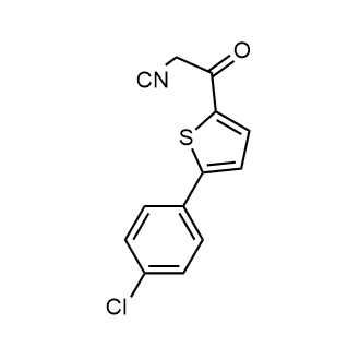 3-(5-(4-Chlorophenyl)thiophen-2-yl)-3-oxopropanenitrile|CS-0012552