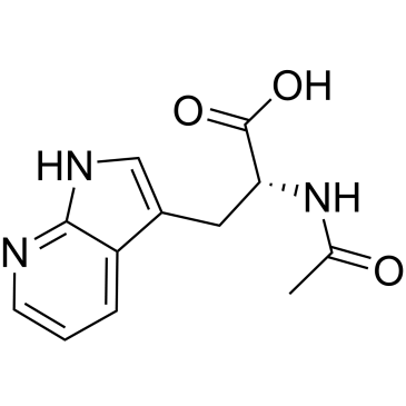 (R)-2-Acetamido-3-(1H-pyrrolo[2,3-b]pyridin-3-yl)propanoic acid|CS-0012684