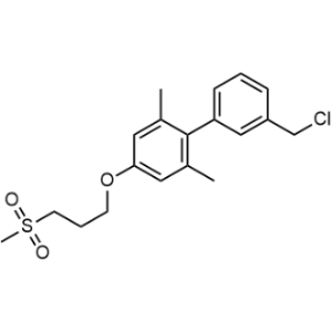 3'-(chloromethyl)-2,6-dimethyl-4-(3-(methylsulfonyl)propoxy)-1,1'-biphenyl|CS-0013207