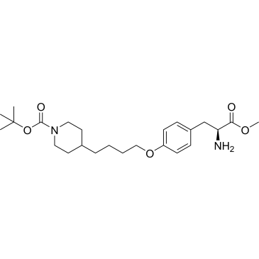 (S)-tert-Butyl 4-(4-(4-(2-amino-3-methoxy-3-oxopropyl)phenoxy)butyl)piperidine-1-carboxylate|CS-0013281