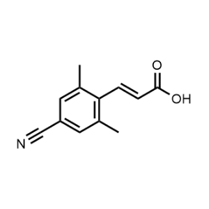 (E)-3-(4-cyano-2,6-dimethylphenyl)acrylic acid|CS-0014016