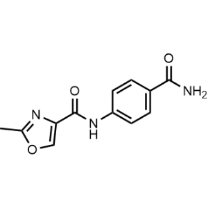 4-Oxazolecarboxamide, N-[4-(aminocarbonyl)phenyl]-2-methyl-|CS-0015387