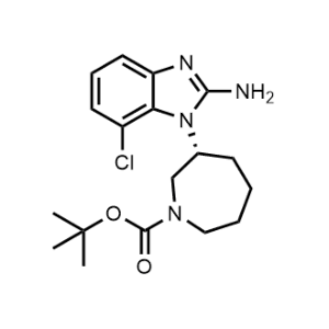 1H-Azepine-1-carboxylic acid, 3-(2-amino-7-chloro-1H-benzimidazol-1-yl)hexahydro-, 1,1-dimethylethyl ester, (3R)-|CS-0015441