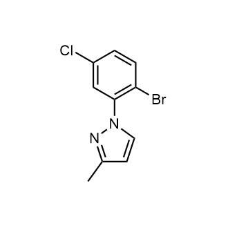 1-(2-Bromo-5-chlorophenyl)-3-methyl-1H-pyrazole|CS-0015454