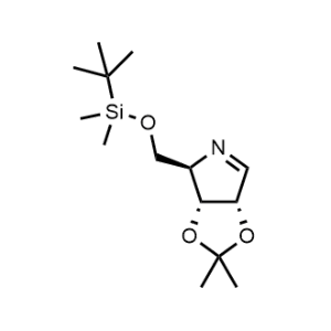 4H-1,3-Dioxolo[4,5-c]pyrrole, 4-[[[(1,1-dimethylethyl)dimethylsilyl]oxy]methyl]-3a,6a-dihydro-2,2-dimethyl-, (3aR,4R,6aS)-|CS-0016283