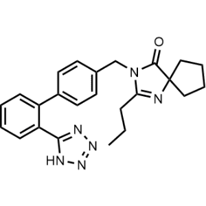 2-Propyl-3-[[2'-(2H-tetrazol-5-yl)[1,1'-biphenyl]-4-yl]methyl]-1,3-diazaspiro[4.4]non-1-en-4-one|CS-0018055