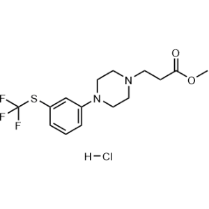 Methyl 3-(4-(3-((trifluoromethyl)thio)phenyl)piperazin-1-yl)propanoate hydrochloride|CS-0018398