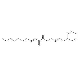 2-(E-2-decenoylamino)ethyl 2-(cyclohexylethyl) sulfide|CS-0018439