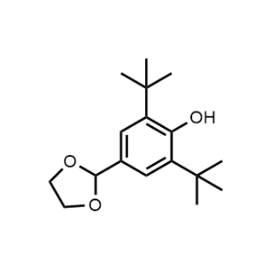 Phenol, 2,6-bis(1,1-dimethylethyl)-4-(1,3-dioxolan-2-yl)-|CS-0018791
