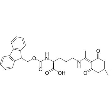 (S)-2-((((9H-Fluoren-9-yl)methoxy)carbonyl)amino)-5-((1-(4,4-dimethyl-2,6-dioxocyclohexylidene)ethyl)amino)pentanoic acid|CS-0020129