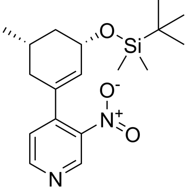 rel-4-[(3R,5R)-3-[[(1,1-Dimethylethyl)dimethylsilyl]oxy]-5-methyl-1-cyclohexen-1-yl]-3-nitropyridine|CS-0020712