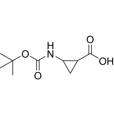 2-[[(1,1-Dimethylethoxy)carbonyl]amino]cyclopropanecarboxylic acid|CS-0021633