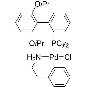 Chloro(2-dicyclohexylphosphino-2',6'-di-i-propoxy-1,1'-biphenyl)[2-(2-aminoethylphenyl)]palladium(II)|CS-0021718