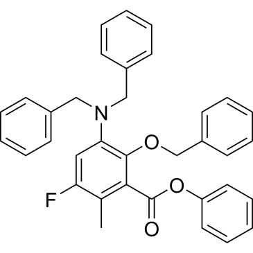 Phenyl 2-(benzyloxy)-3-(dibenzylamino)-5-fluoro-6-methylbenzoate|CS-0022629